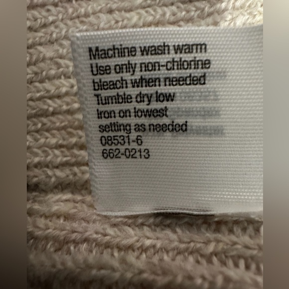 NWT Arizona Jean Co Oatmeal Heather Ribbed Knit Crewneck Sweater Small SEE NOTE - Picture 7 of 12